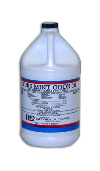 (image for) Pure Mint Odor 10 Disinfectant, 4x1 gal case